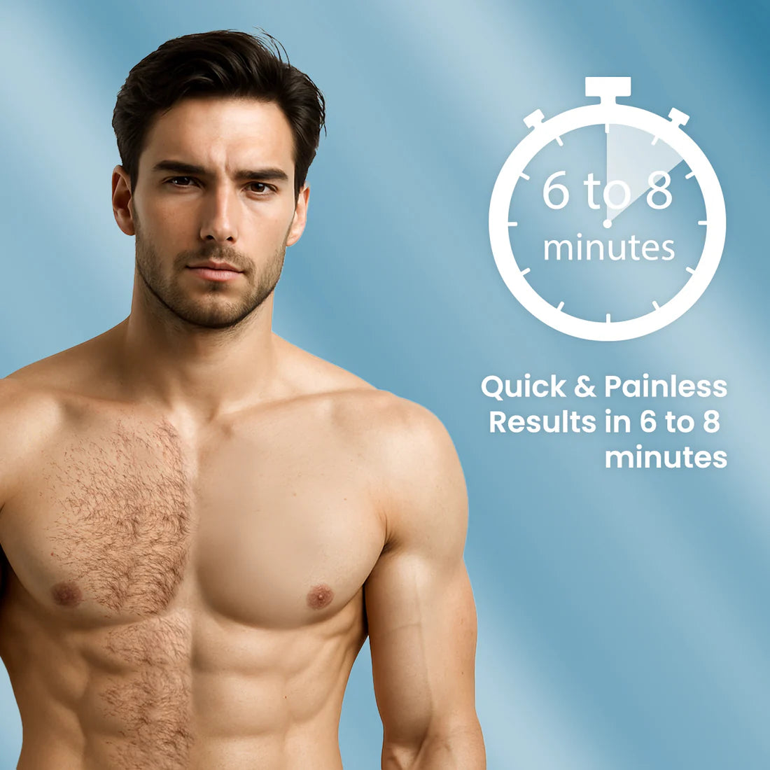 New Ecrin Hair Removal Foaming Spray - For Men & Women (200ml)