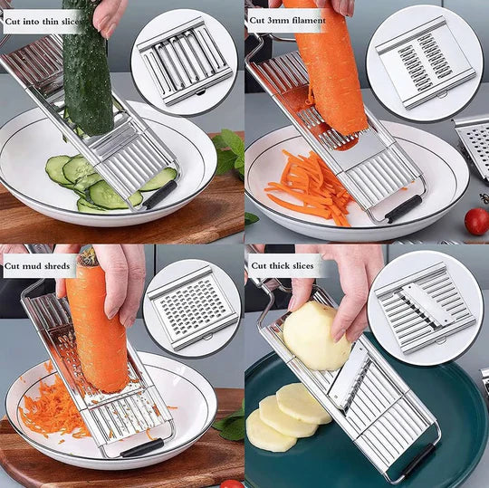 4 Blades Multi-Purpose Vegetable Slicer Cuttter Set