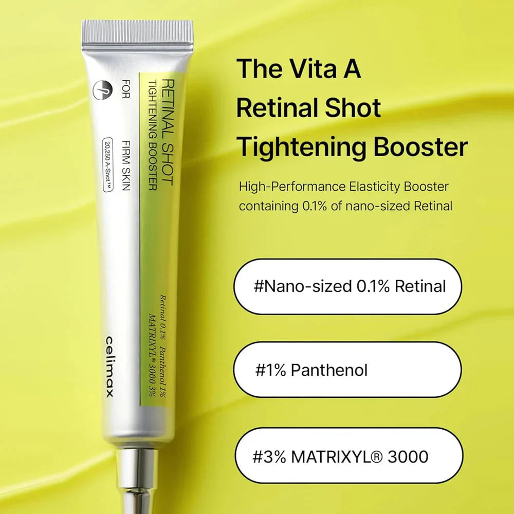Celimax Retinol Skin Tightening Booster Cream (Tighten, Tone up & Instant brighten Skin - Guaranteed results)