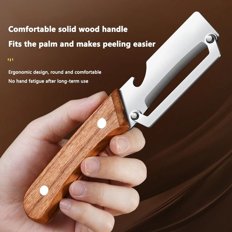 Premium Stainless Steel Multi-Functional Handheld Peeler